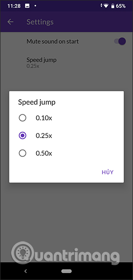 How to adjust the speed of playing Facebook Android videos Picture 10