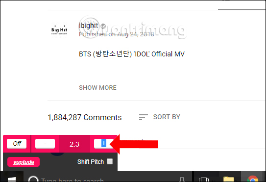 How to adjust the speed of playing videos with yuptude Picture 4