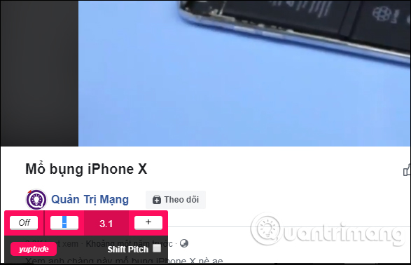 How to adjust the speed of playing videos with yuptude Picture 5