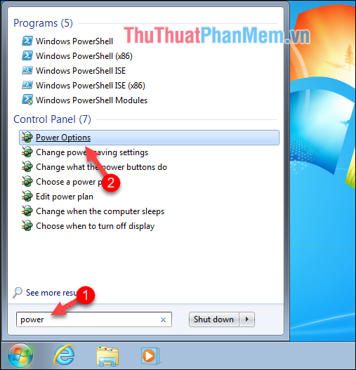 How to adjust the time to turn off the screen Win 7 Picture 1