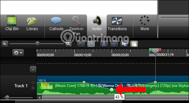 How to adjust video audio on Camtasia Studio Picture 13