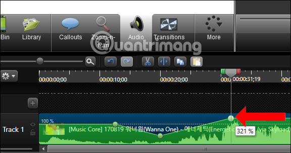 How to adjust video audio on Camtasia Studio Picture 14