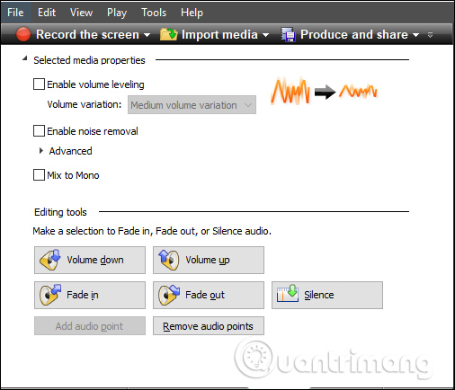 How to adjust video audio on Camtasia Studio Picture 4