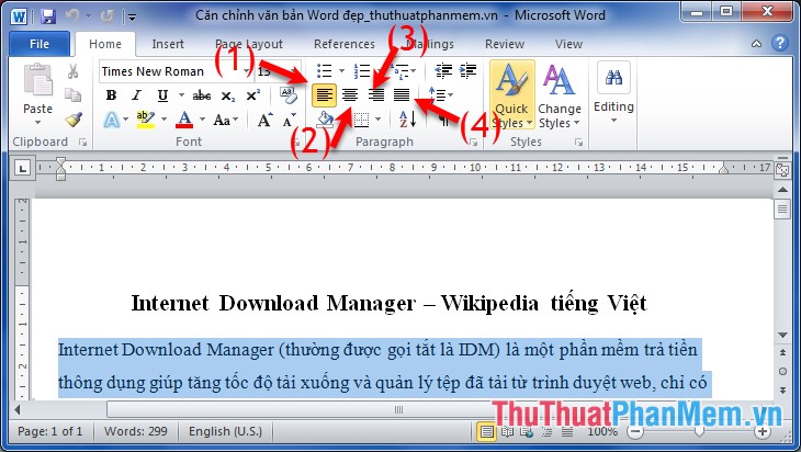 How to align beautiful Word documents Picture 11