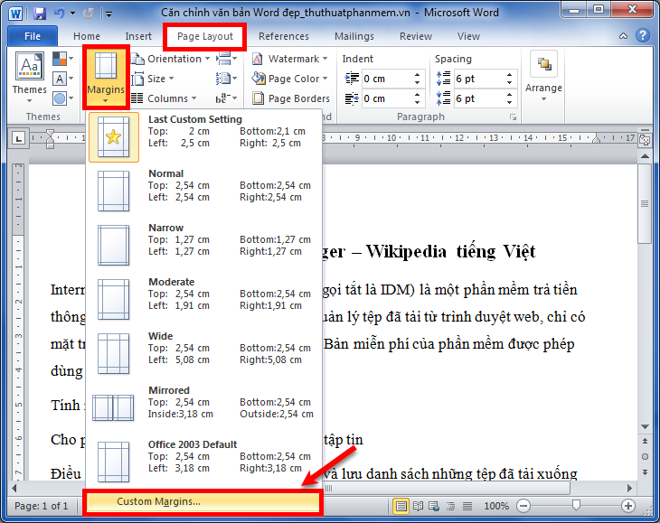 How to align beautiful Word documents Picture 9