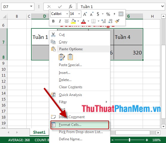 How to align text between cells in Word and Excel - TipsMake.com