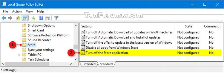 How To Allow Or Block Access To Microsoft Store In Windows 10