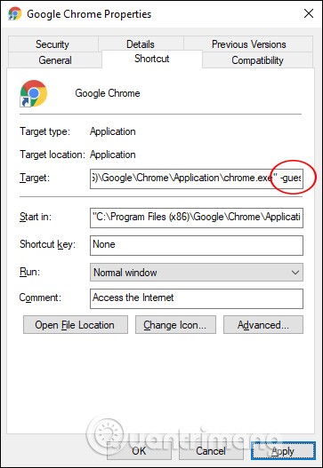 How to always open Chrome as a guest Picture 3