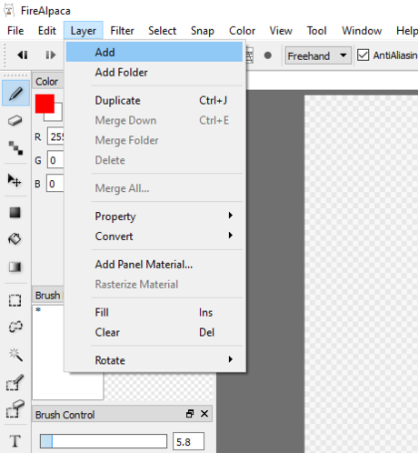 Picture 6 of How to Animate in FireAlpaca