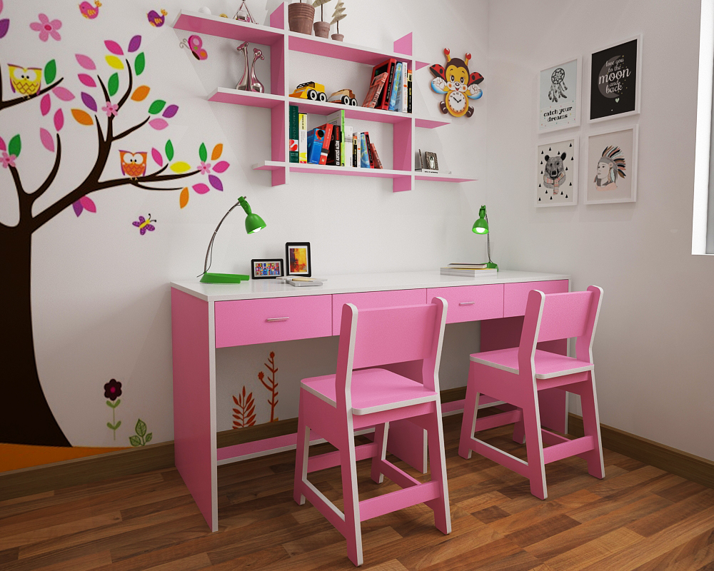 How to arrange a desk for children according to feng shui helps children study smoothly Picture 2