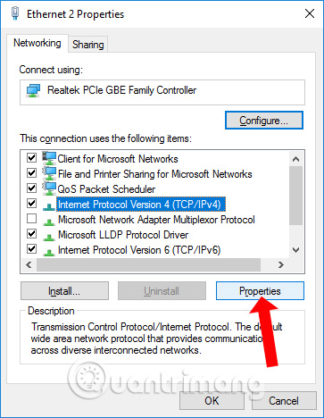 How to arrange network connection on Windows 10 Picture 4