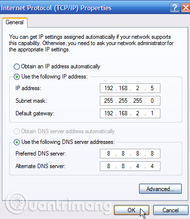 How to assign static IP addresses in Windows 7, 8, 10, XP or Vista Picture 17