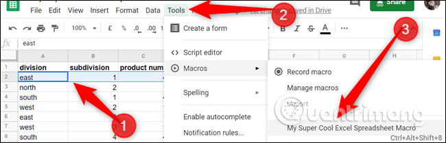 How To Automate Google Sheets With Macros - TipsMake.com