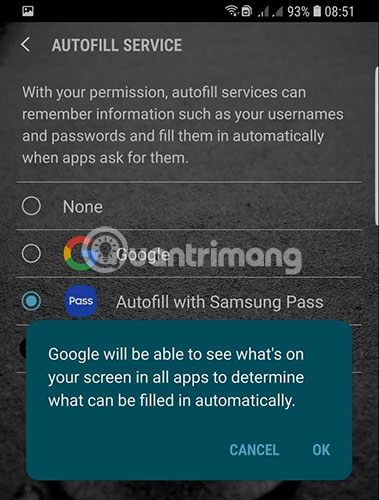 How to automatically enter passwords in Android Picture 6