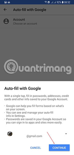 How to automatically enter passwords in Android Picture 7