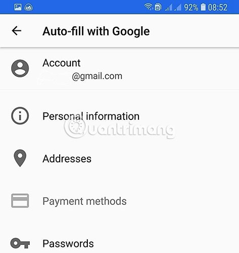 How to automatically enter passwords in Android Picture 8