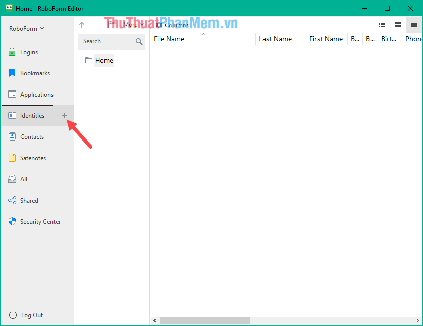 How to automatically fill in personal information, registration information on the Web with Roboform Picture 8