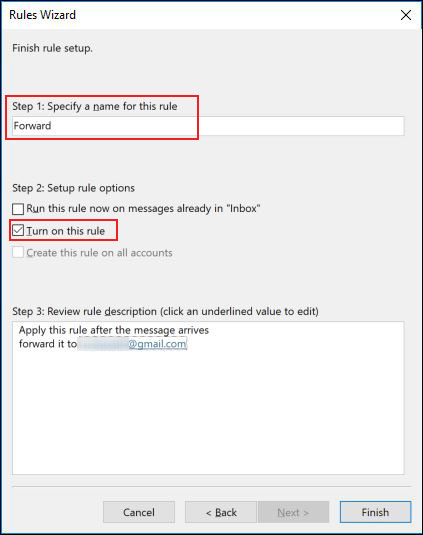 How to automatically forward emails in Outlook Picture 6