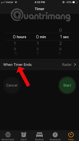 How to automatically turn off music, screen lock on iPhone Picture 2