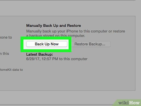 How to Back Up an iPhone to iTunes Picture 7
