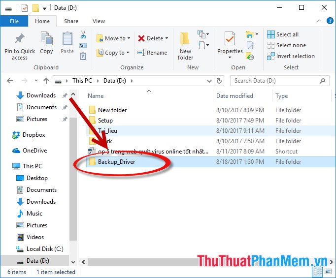 How to back up and restore drivers in Windows 10, backup and restore drivers in Windows 10 Picture 5