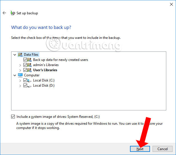 How to back up automatically on Windows 10 Picture 6