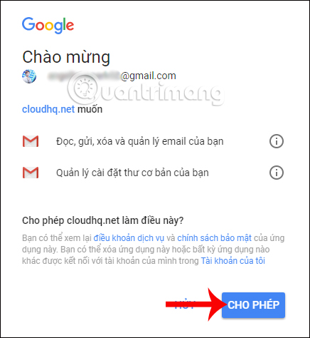 How to back up email on Gmail to OneDrive Picture 6
