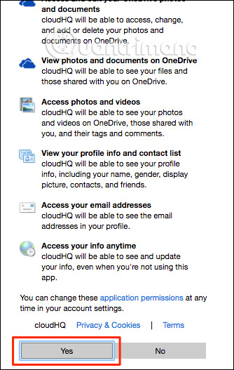 How to back up email on Gmail to OneDrive Picture 8