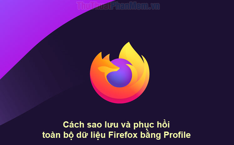 How to backup and restore all Firefox data with Profile Picture 1