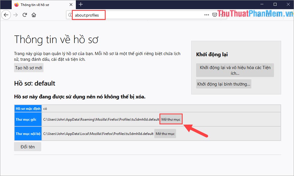 How to backup and restore all Firefox data with Profile Picture 6