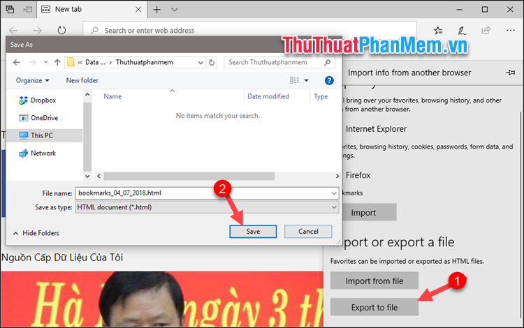 How to backup and restore bookmarks on Chrome, Coc Coc, Edge, Firefox Picture 12