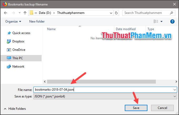 How to backup and restore bookmarks on Chrome, Coc Coc, Edge, Firefox Picture 7