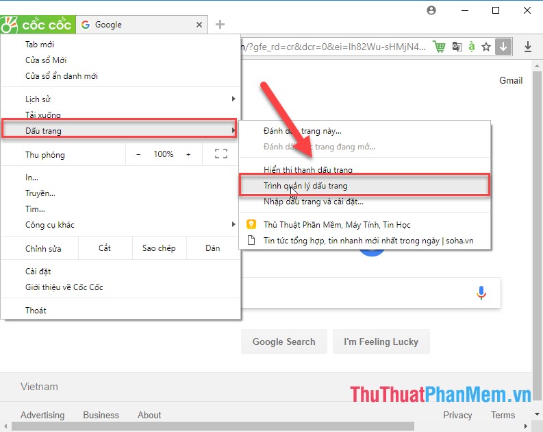 How to backup and restore bookmarks on Coc Coc Picture 6