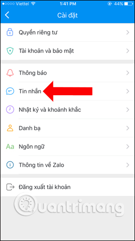 How to backup and restore messages on iPhone Zalo Picture 3