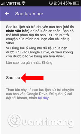 How to backup and restore messages on Viber Picture 6