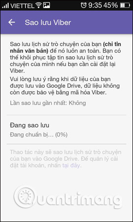 How to backup and restore messages on Viber Picture 7