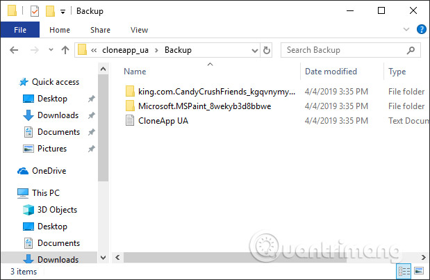 How to backup and restore UWP applications Windows 10 Picture 8