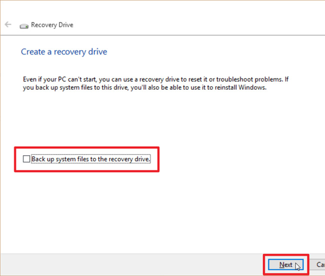 How to backup and restore Windows 10 from System Image Picture 5