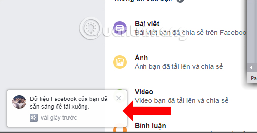 How to backup Facebook data to your computer Picture 8