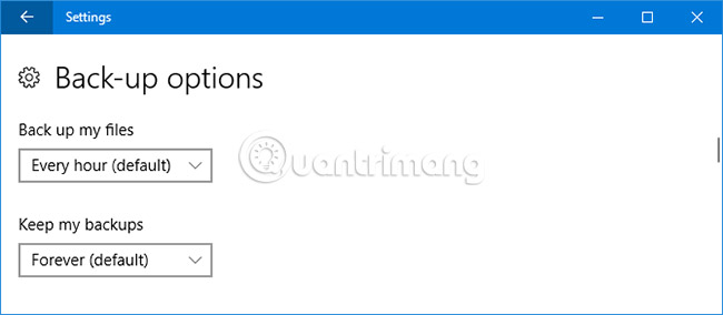 How to backup Outlook email with File History on Windows 10 Picture 3