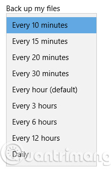How to backup Outlook email with File History on Windows 10 Picture 6