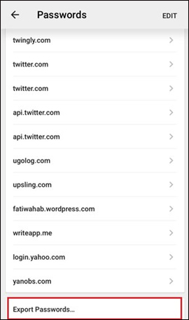 How to backup passwords on Chrome iPhone Picture 4