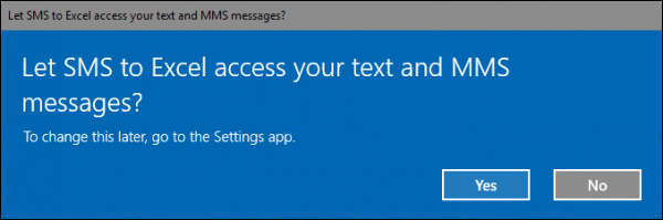 How to backup SMS for Windows 10 Picture 3