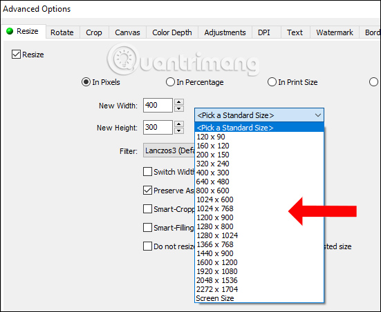 How to batch edit photos with Faststone Photo Resizer Picture 9