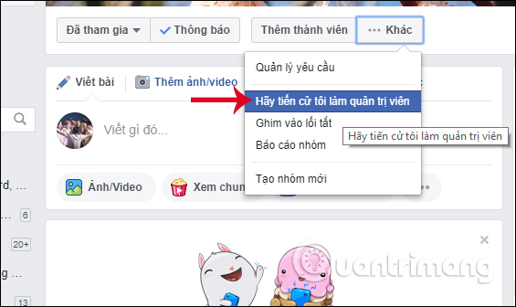 comment devenir admin facebook