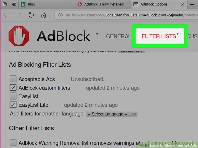 How to block ads when surfing the web Picture 13