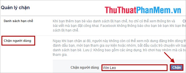 How to block and unblock users on Facebook Picture 7