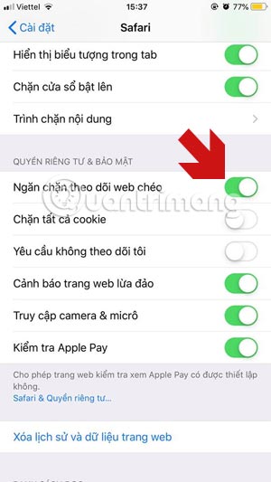 How to block cross-site tracking on your iPhone Picture 2