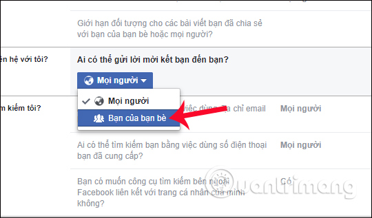 How to block Facebook friends, hide the Friend button and Follow button on Facebook Picture 4