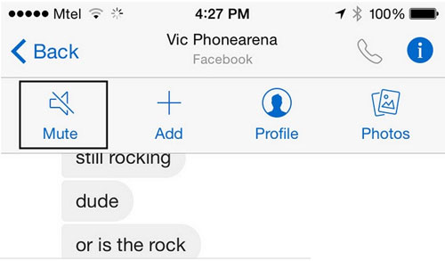 How to block Facebook Messenger notification sound on iPhone Picture 4